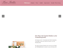 Tablet Screenshot of haus-biehler.de